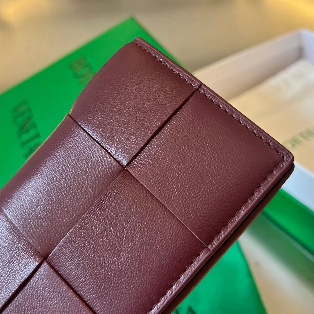 보테가 베네타 명함케이스 보르도 버건디