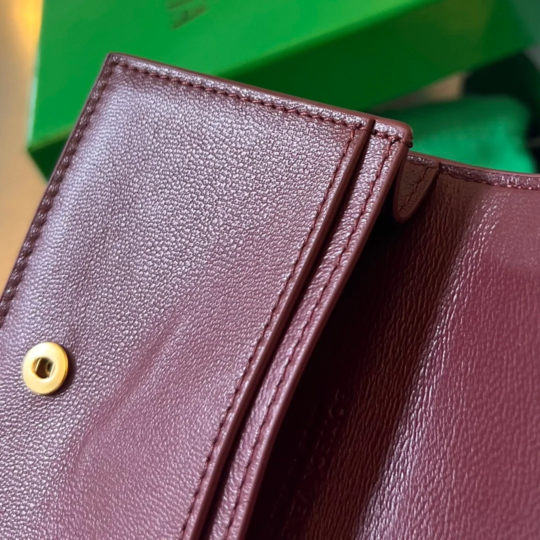 보테가 베네타 명함케이스 보르도 버건디