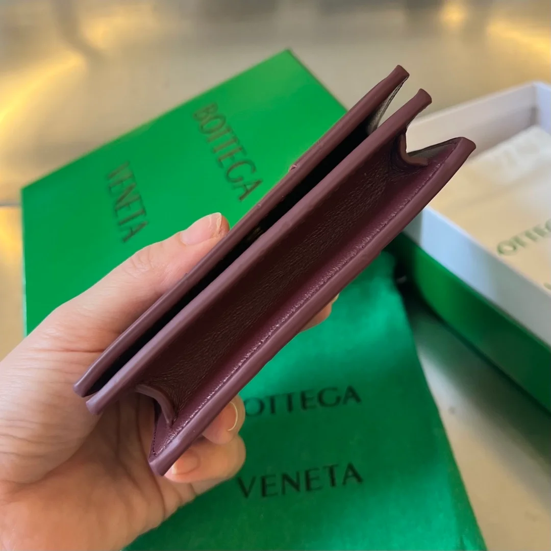 보테가 베네타 명함케이스 보르도 버건디