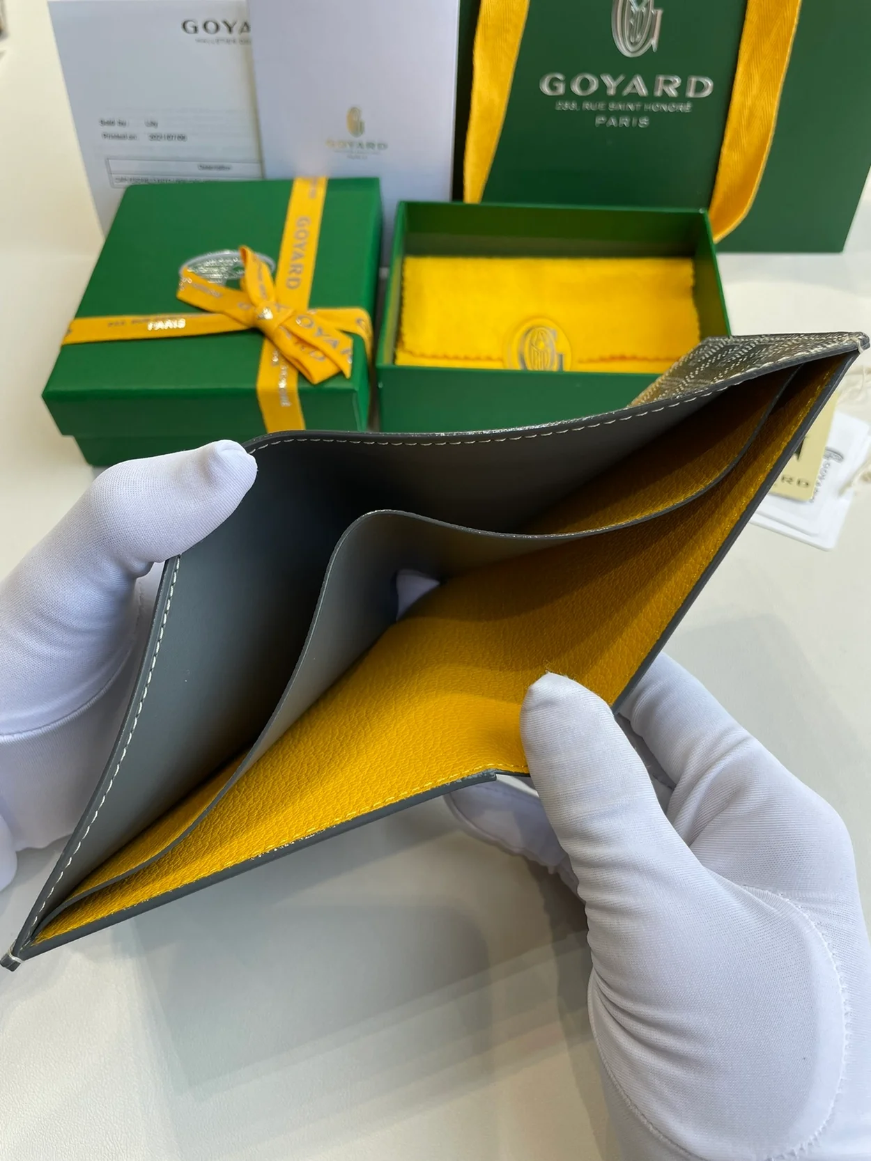 고야드 빅투아르 지갑 그레이