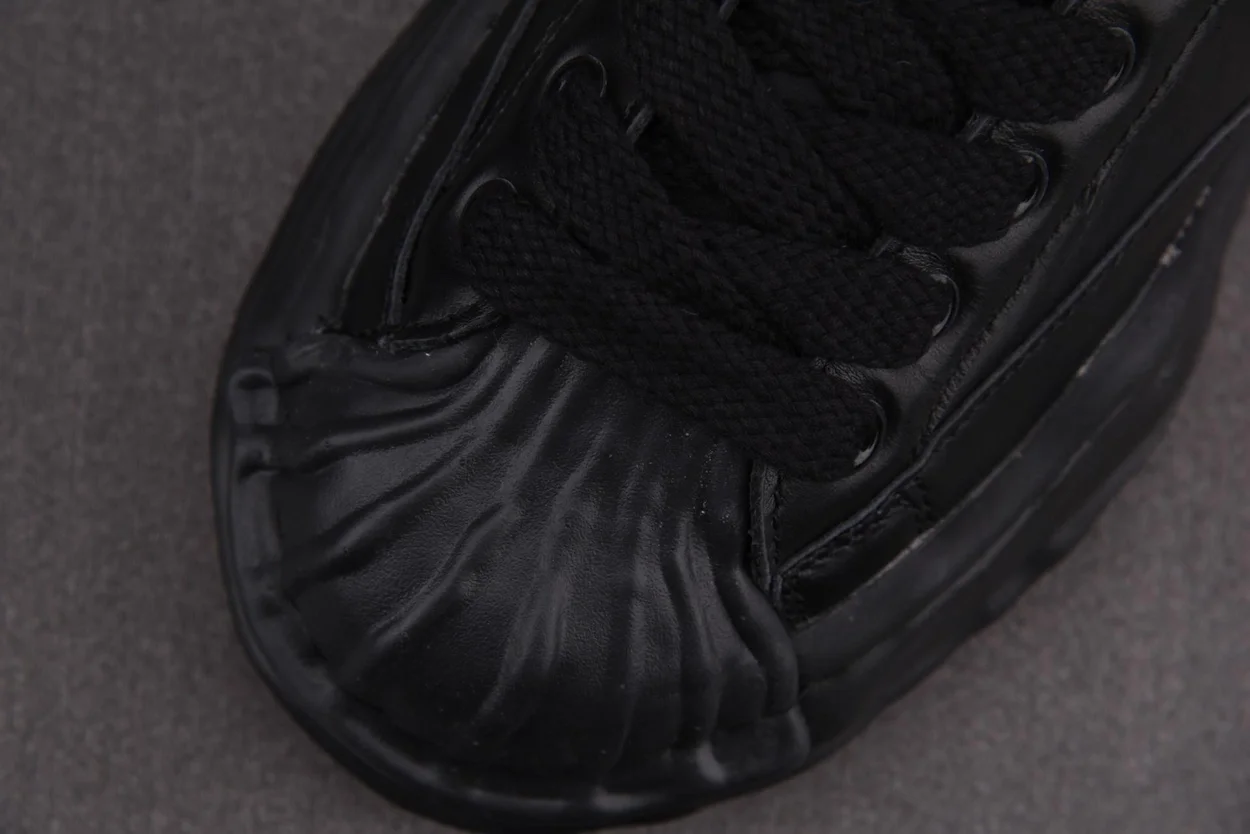 미하라 야스히로 블레이키 가죽 로우탑 블랙