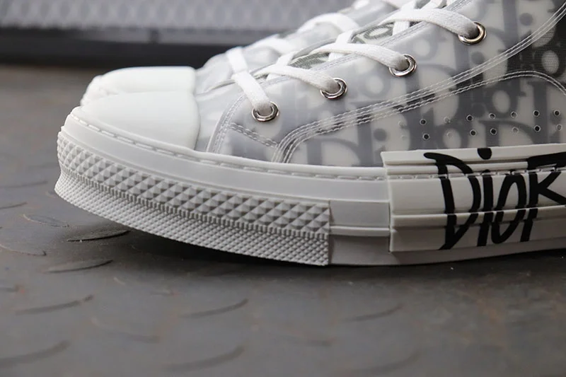 디올 x 숀 B23 하이 오블리크 캔버스 꿀벌 자수 패치