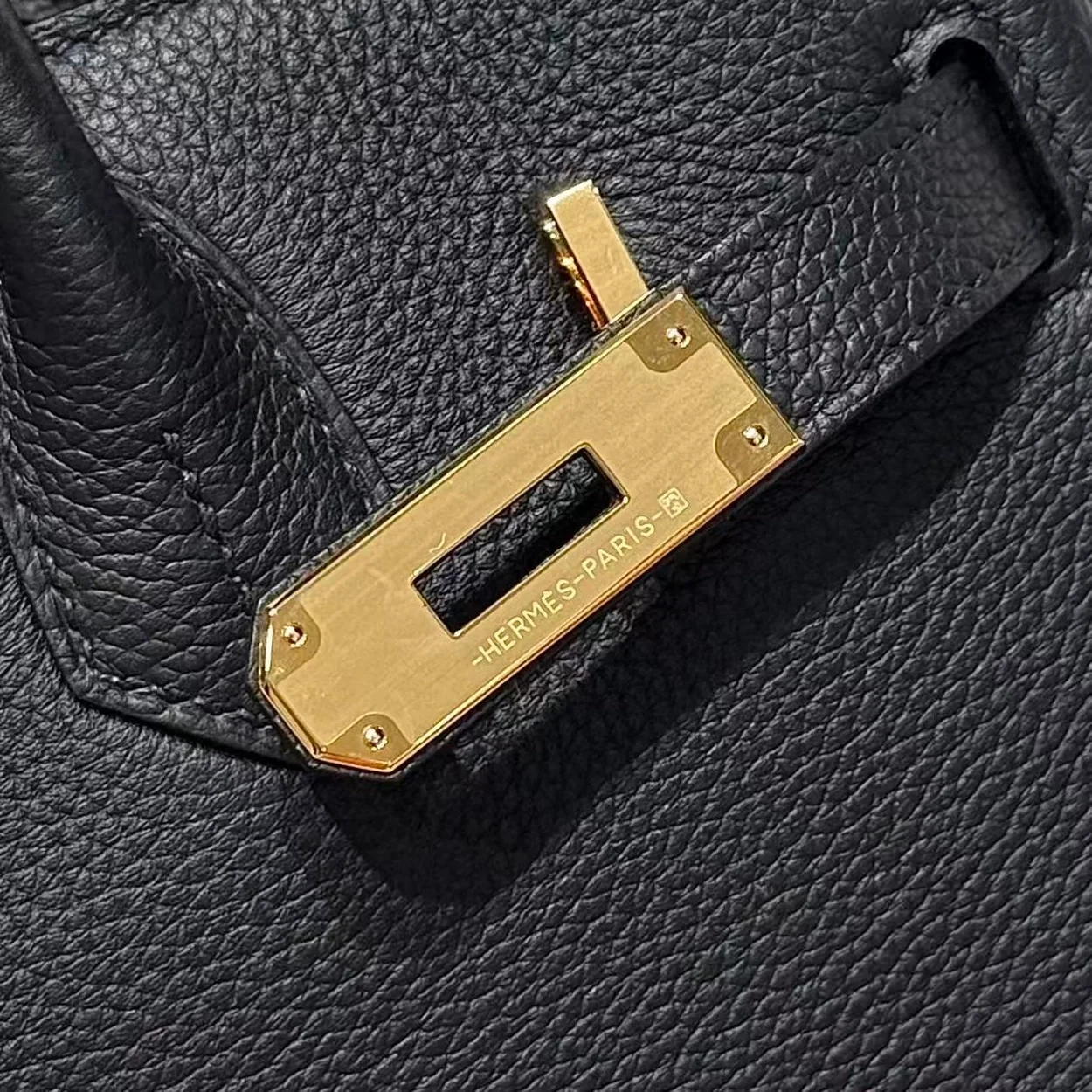 에르메스 버킨 30 Noir Togo 백 골드