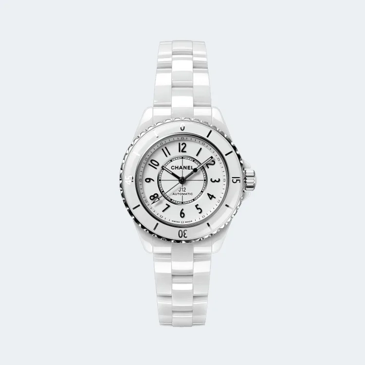 샤넬 화이트 세라믹 인덱스 33mm