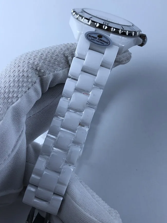 샤넬 화이트 세라믹 인덱스 33mm 상세 이미지 5