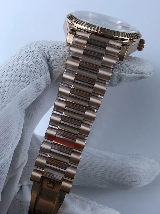 롤렉스 데이데이트 40mm 로즈골드 브라운 상세 이미지 5
