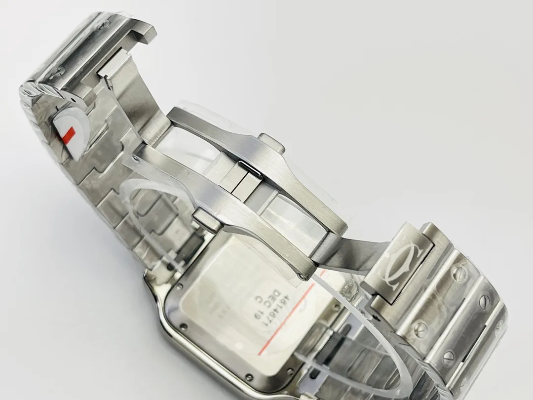 까르띠에 산토스 40mm 라지 그린다이얼 상세 이미지 6