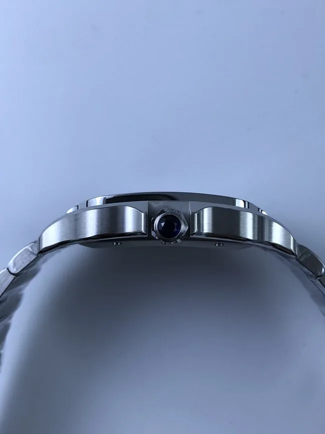 까르띠에 산토스 40mm 라지 블루다이얼 상세 이미지 4