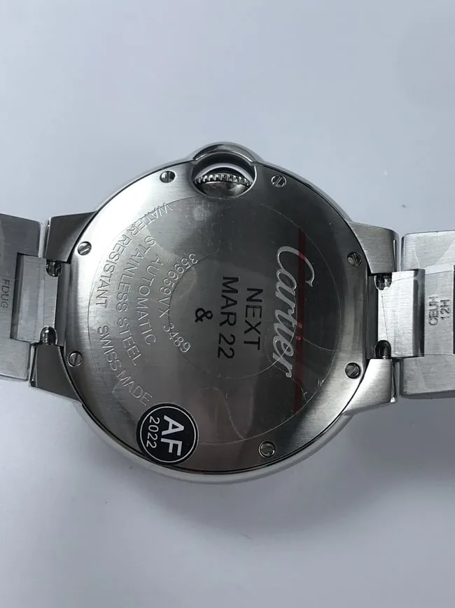 까르띠에 발롱블루 드 36MM 워치 상세 이미지 3