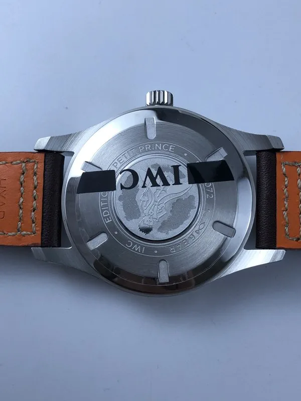 IWC 마크18 블루다이얼 브라운 가죽스트랩 상세 이미지 4
