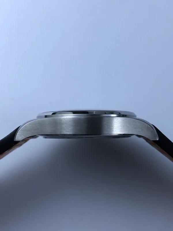 IWC 마크18 블루다이얼 브라운 가죽스트랩 상세 이미지 6