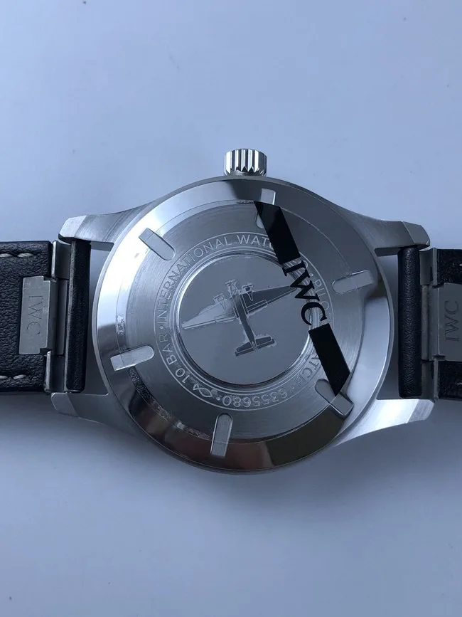 IWC 마크 20 블루다이얼 가죽스트랩 상세 이미지 3