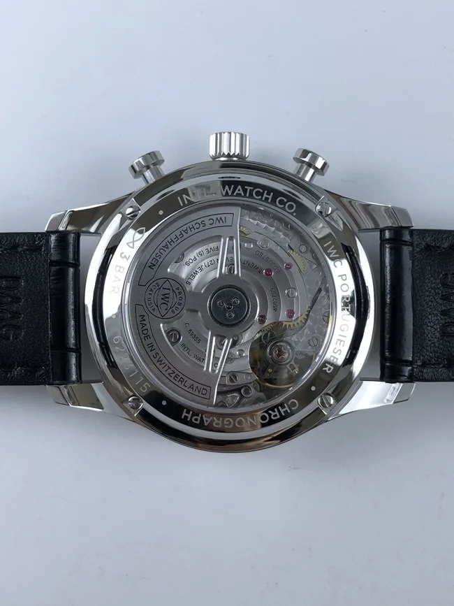 IWC 포르투기저 크로노그래프 블루다이얼 상세 이미지 3