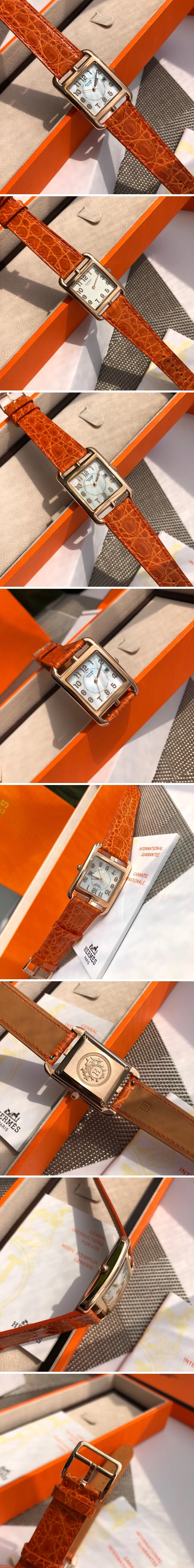 에르메스 케이프 코드 금장 23mm