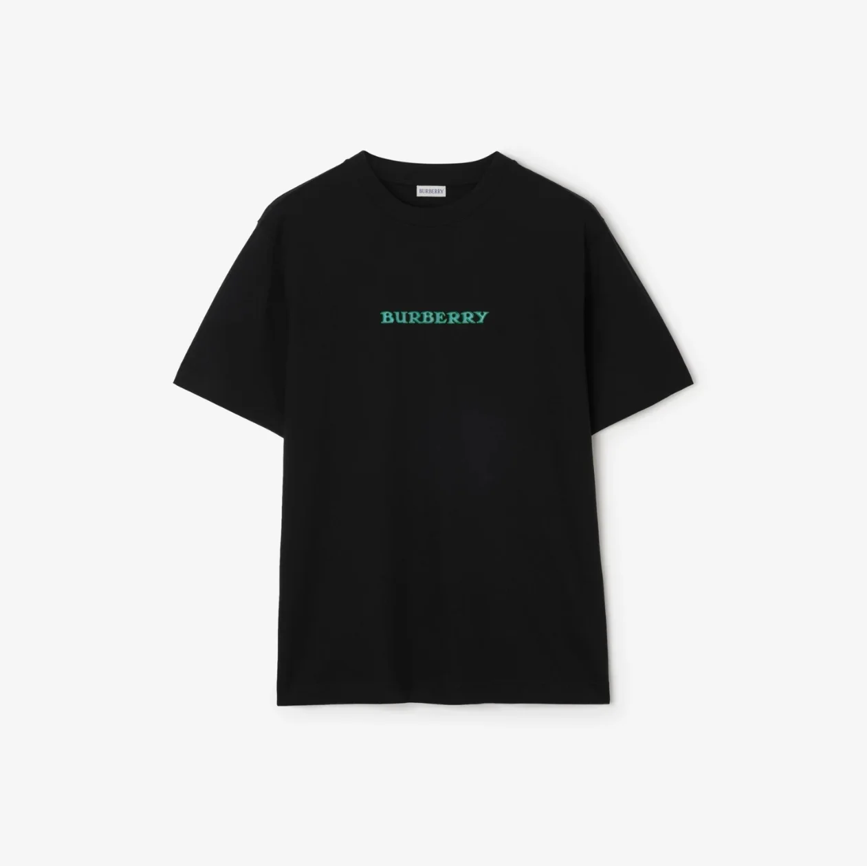 남녀공용 버버리 헤리티지 로고 코튼 티셔츠 (2color)