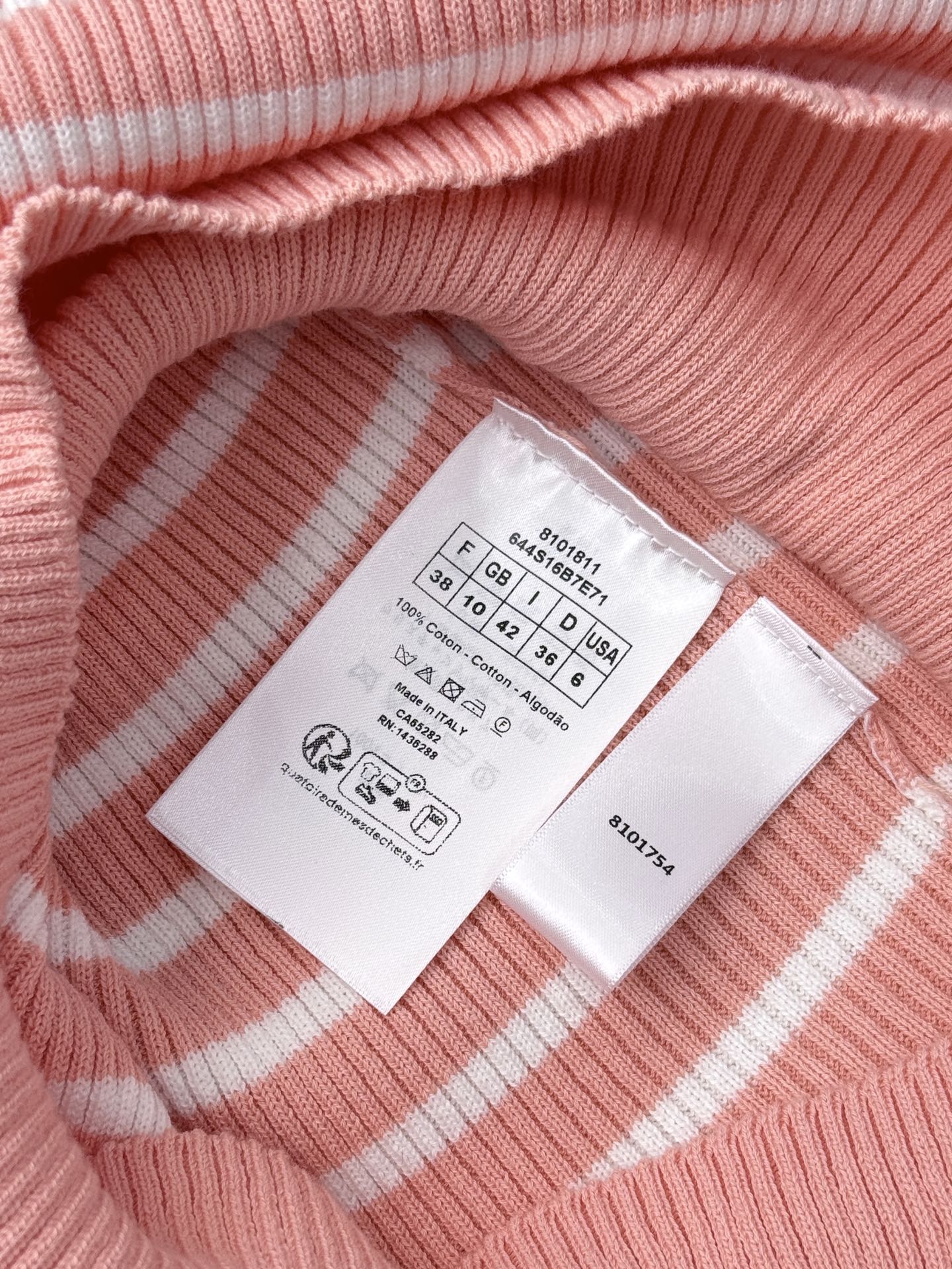 디올 디오리비에라 반팔 슬림핏 스웨터 (3color)