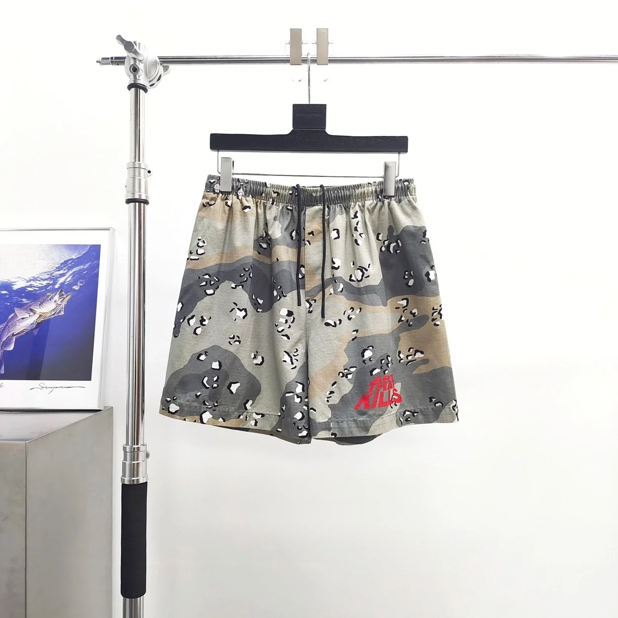 갤러리 디파트먼트 코튼 저지 로고 프린트 쇼츠