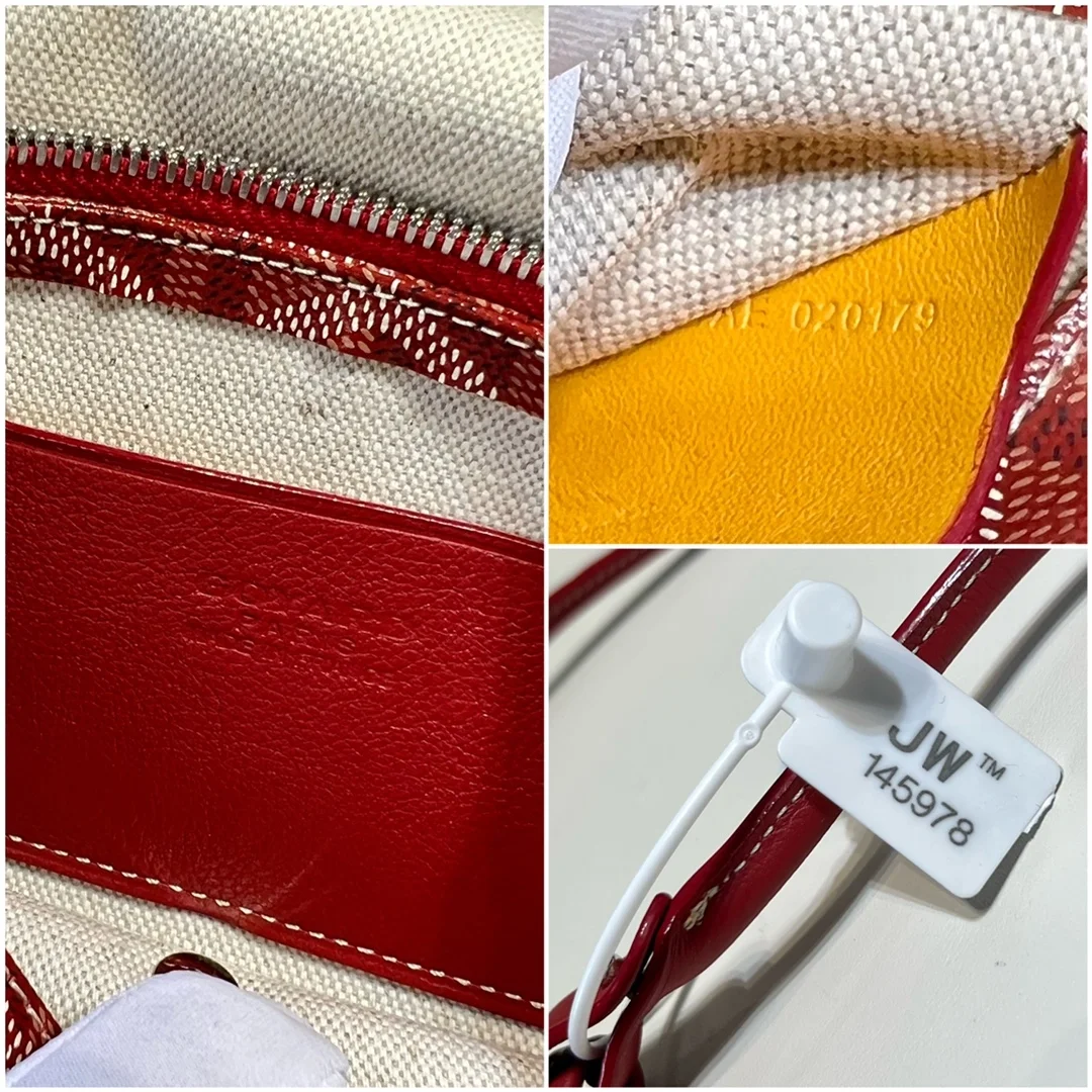 고야드 플뤼메 클러치 지갑 레드