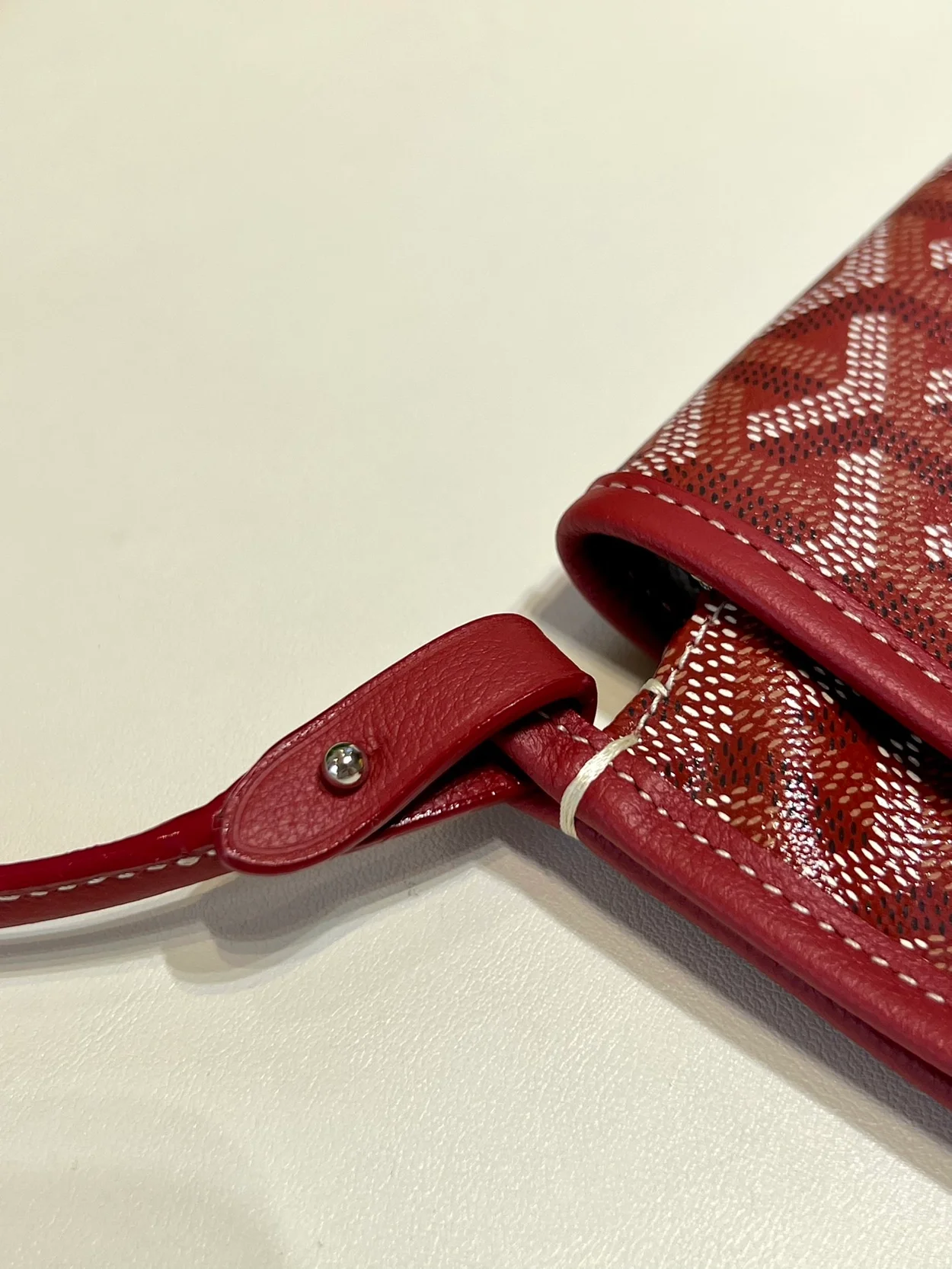 고야드 플뤼메 클러치 지갑 레드