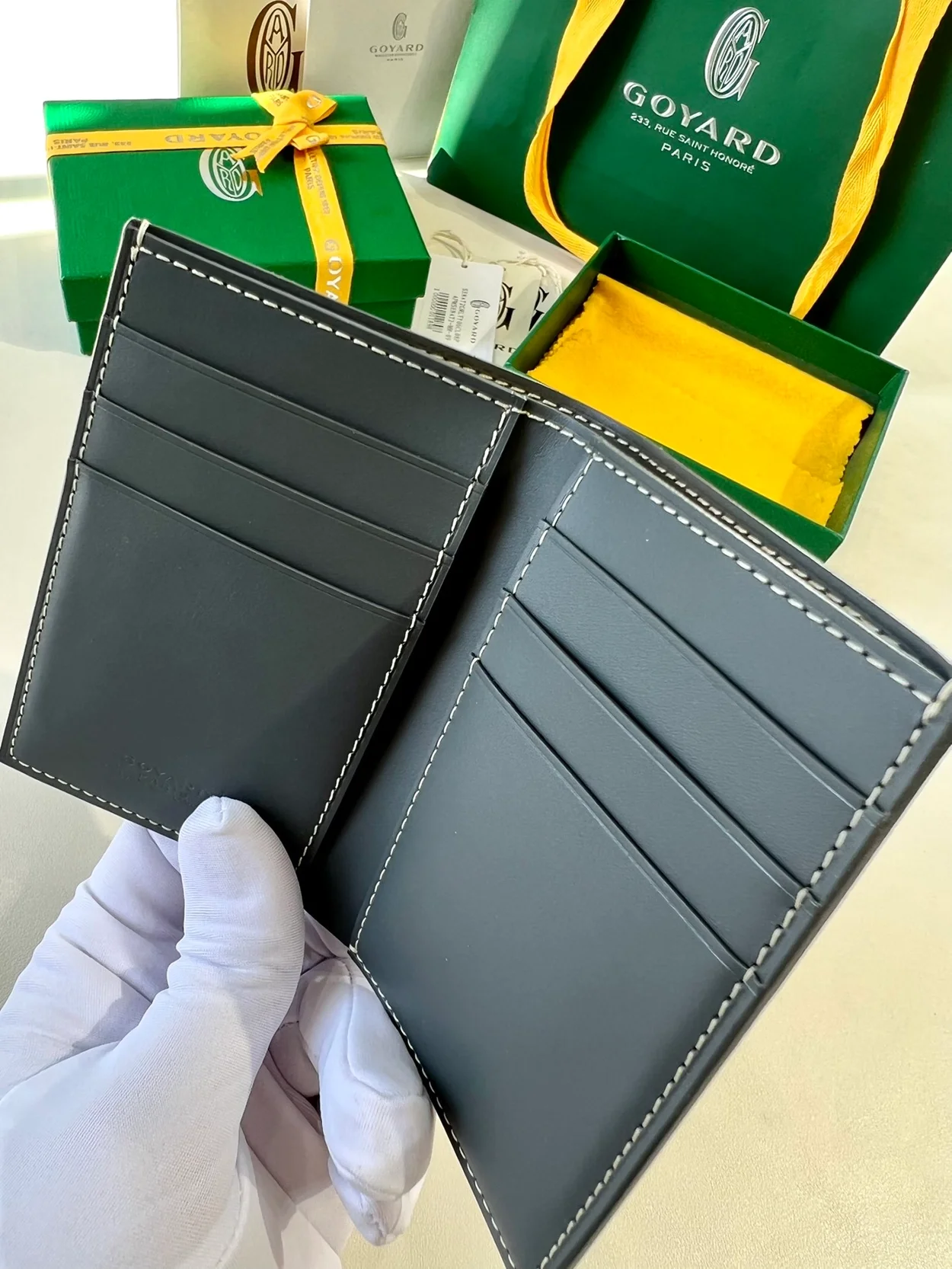 고야드 생피에르 카드 홀더 그레이