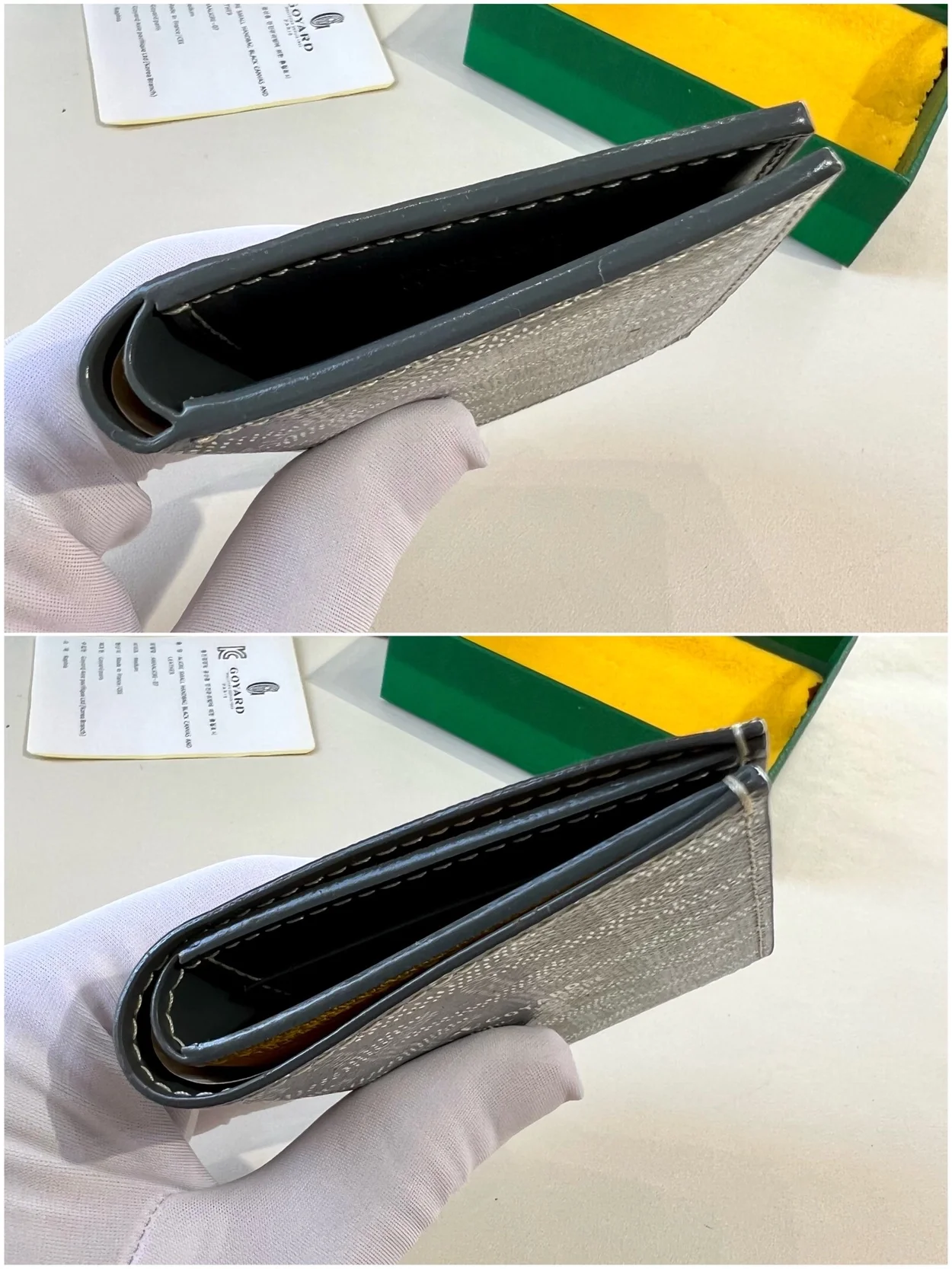 고야드 생피에르 카드 홀더 그레이