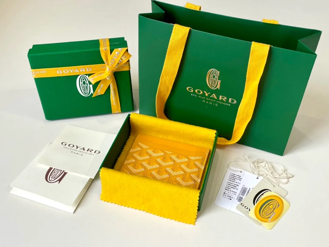 고야드 생쉴피스 카드 홀더 옐로우