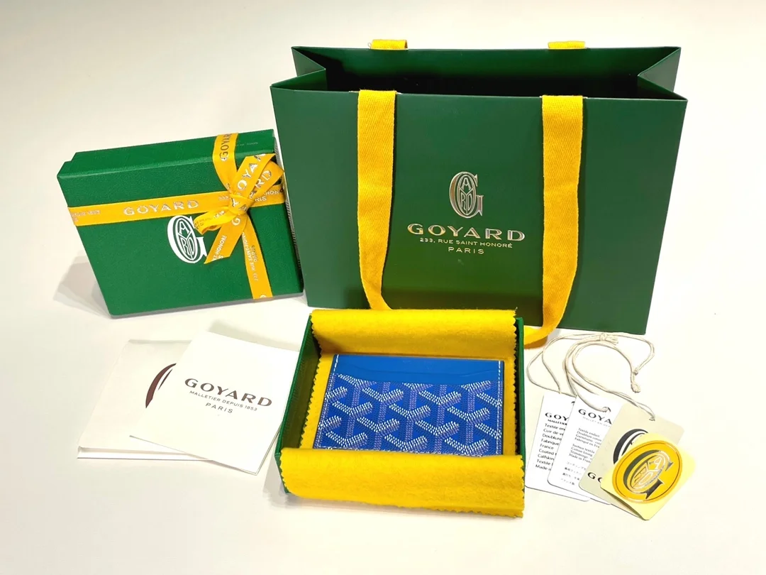 고야드 생쉴피스 카드 홀더  블루