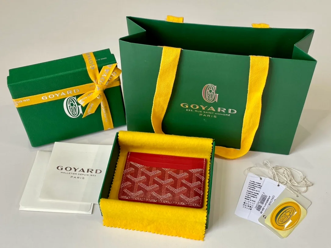 고야드 생쉴피스 카드 홀더 레드