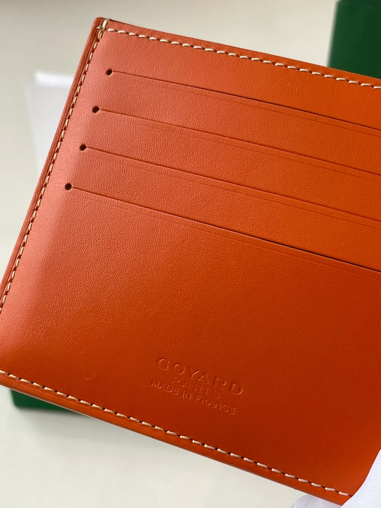 고야드 빅투아르 지갑 오렌지