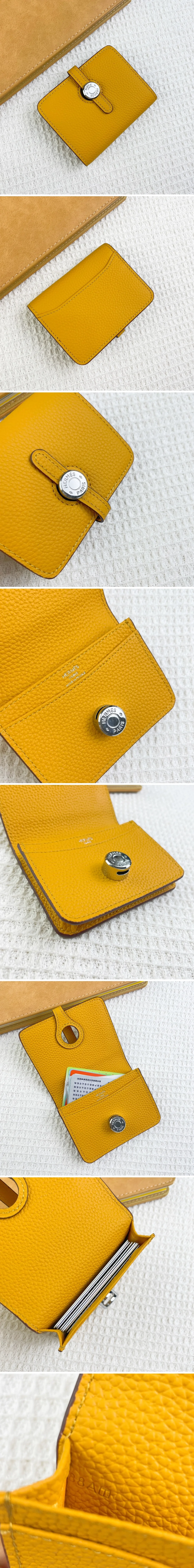 에르메스 도곤 토고가죽 카드지갑