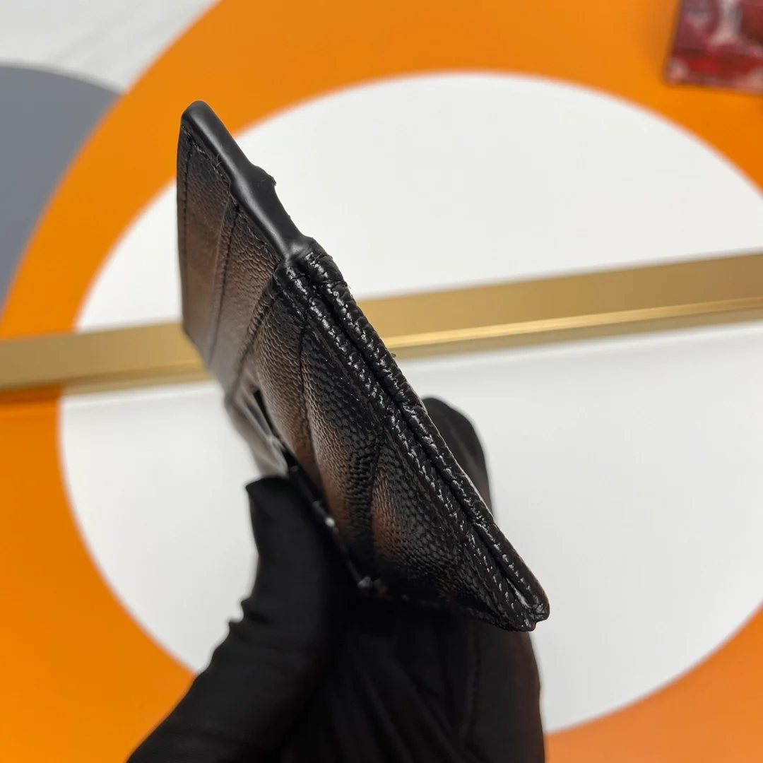 생로랑 카산드라 마테라세 카드 케이스 다크