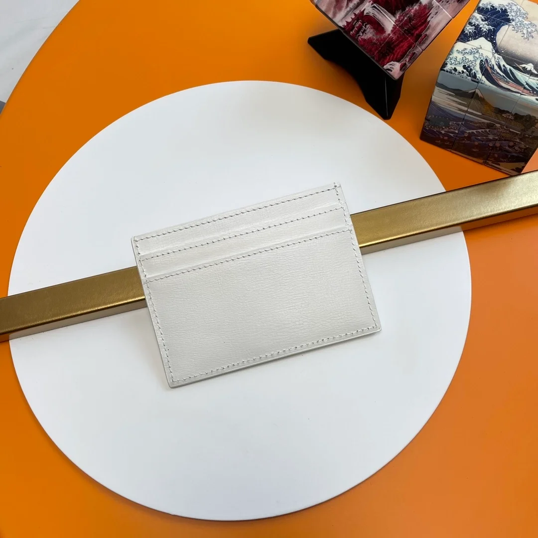 생로랑 카산드라 카드 케이스 화이트