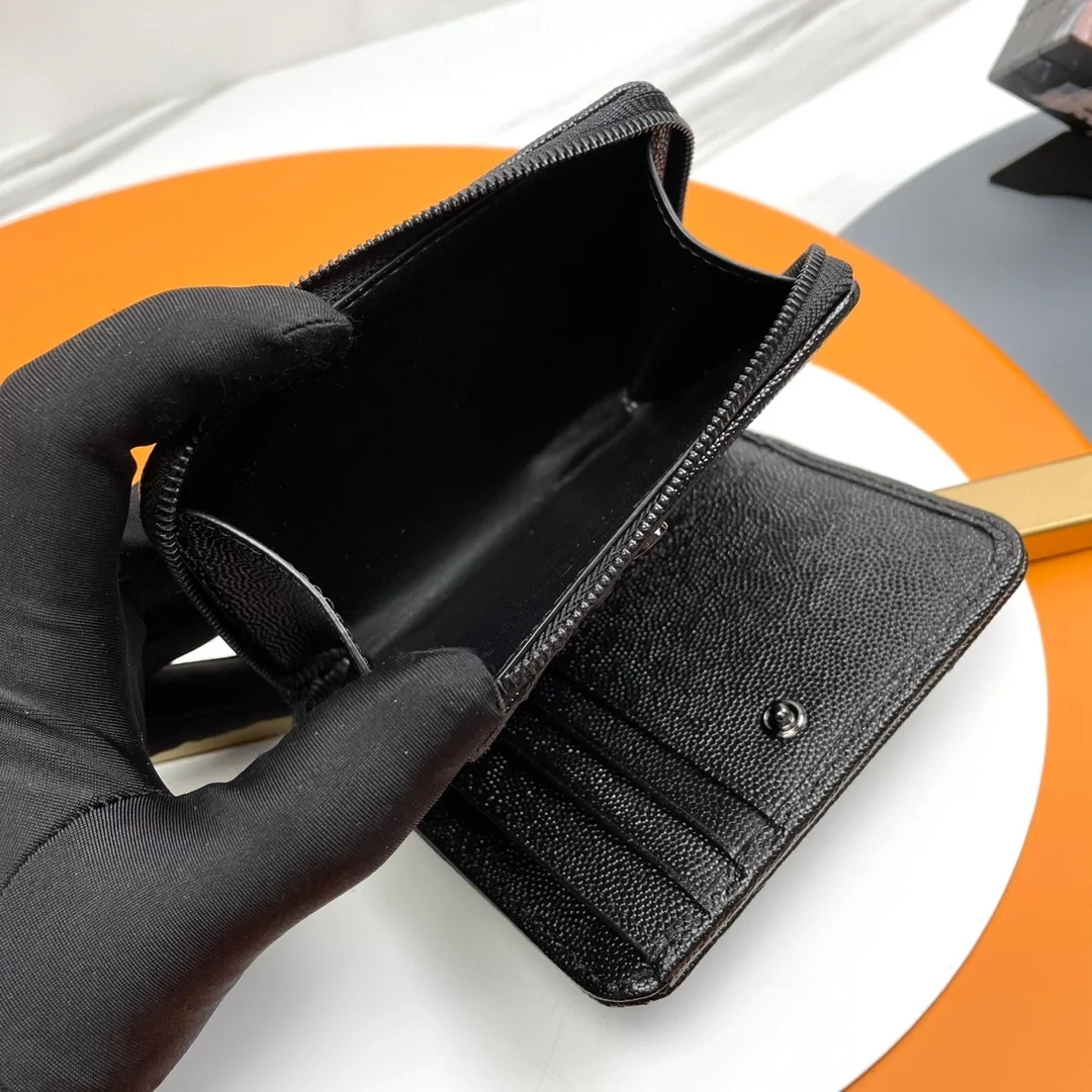 생로랑 컴팩트 지퍼 어라운드 월릿 다크