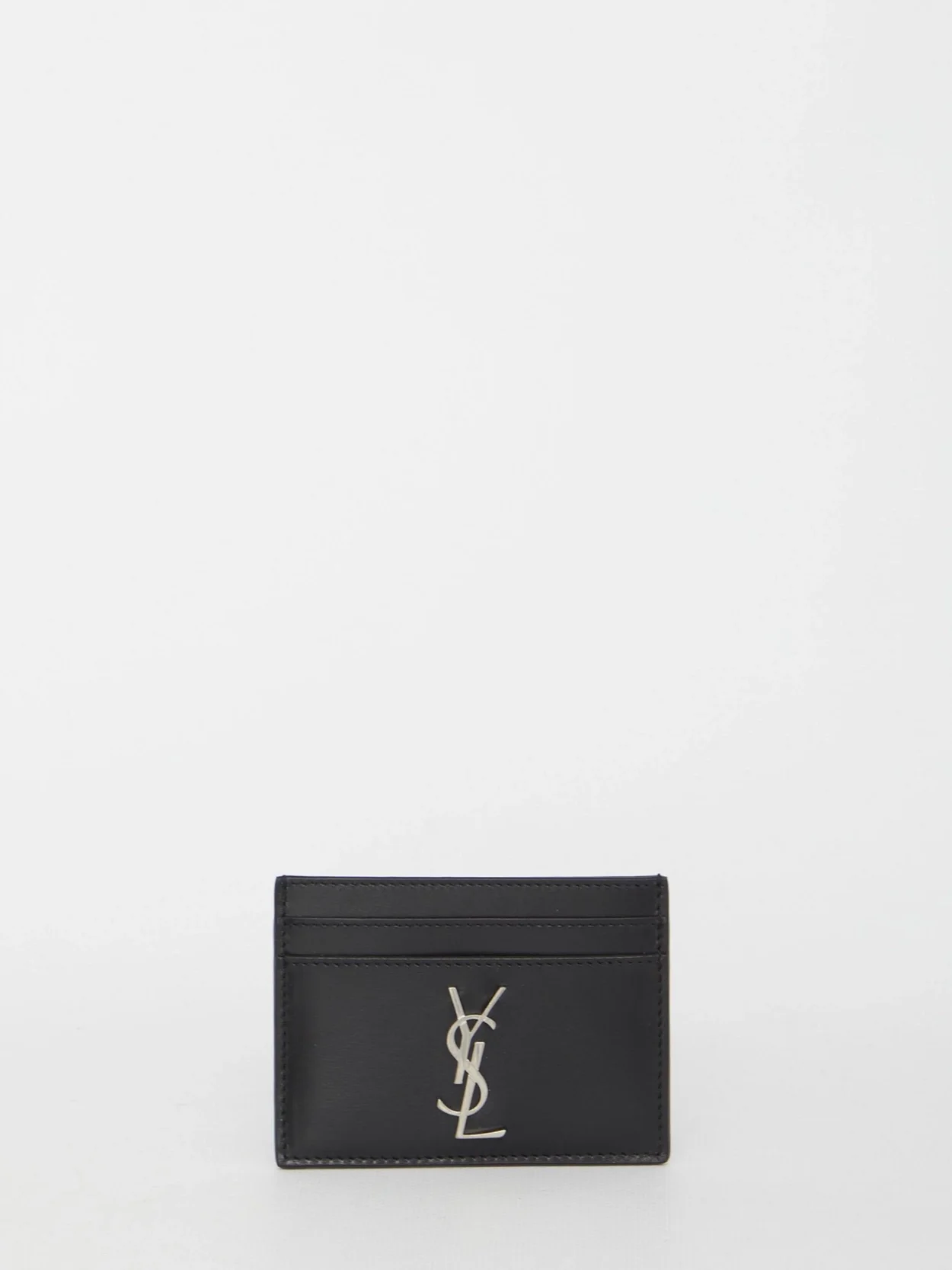 생로랑 카산드라 카드 케이스 실버