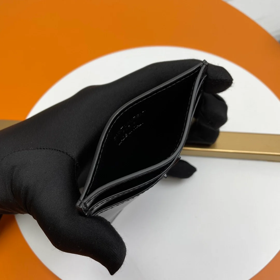 생로랑 카산드라 카드 케이스 다크