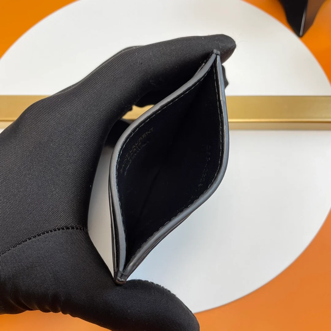 생로랑 카산드라 카드 케이스 골드