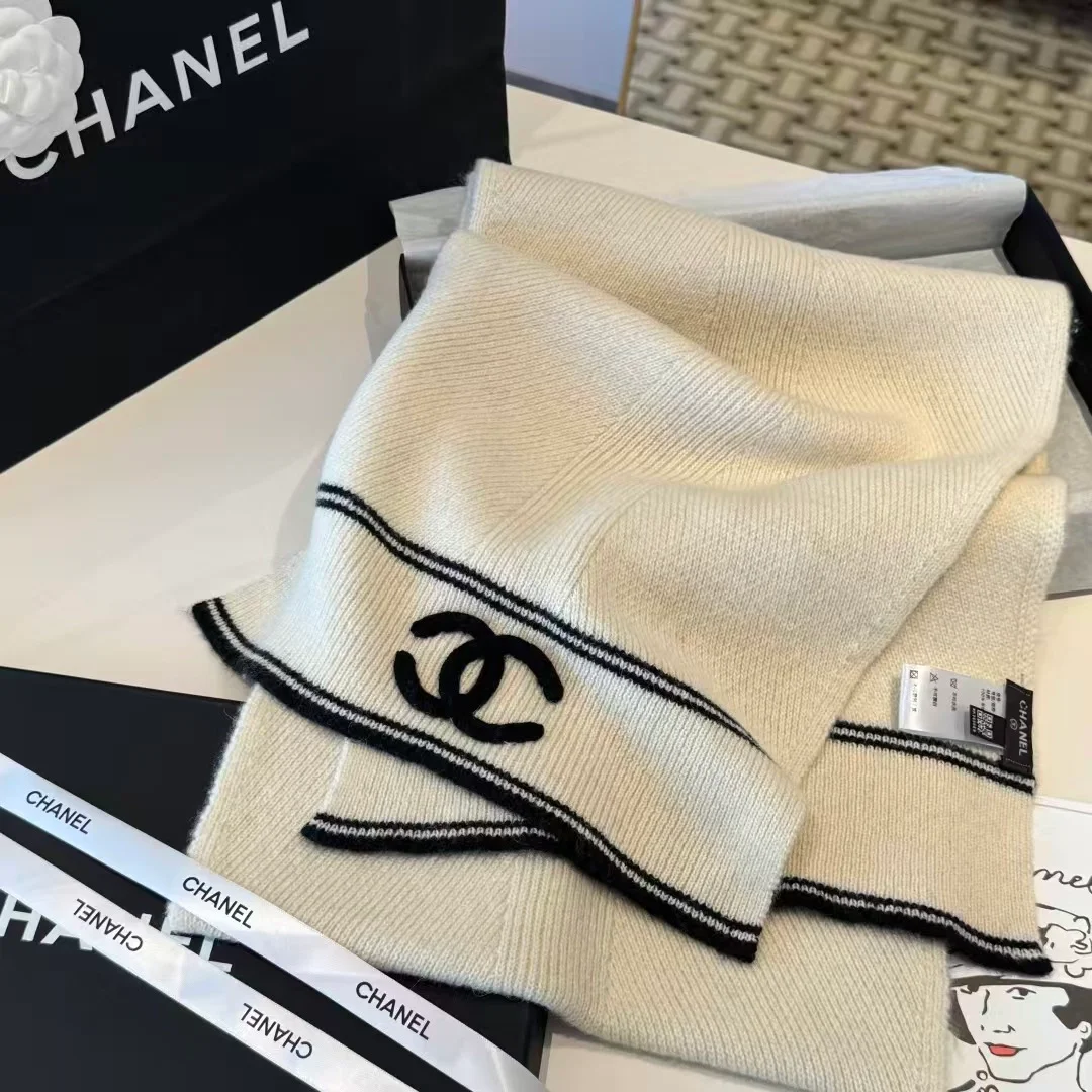 샤넬 cc 로고 캐시미어 머플러