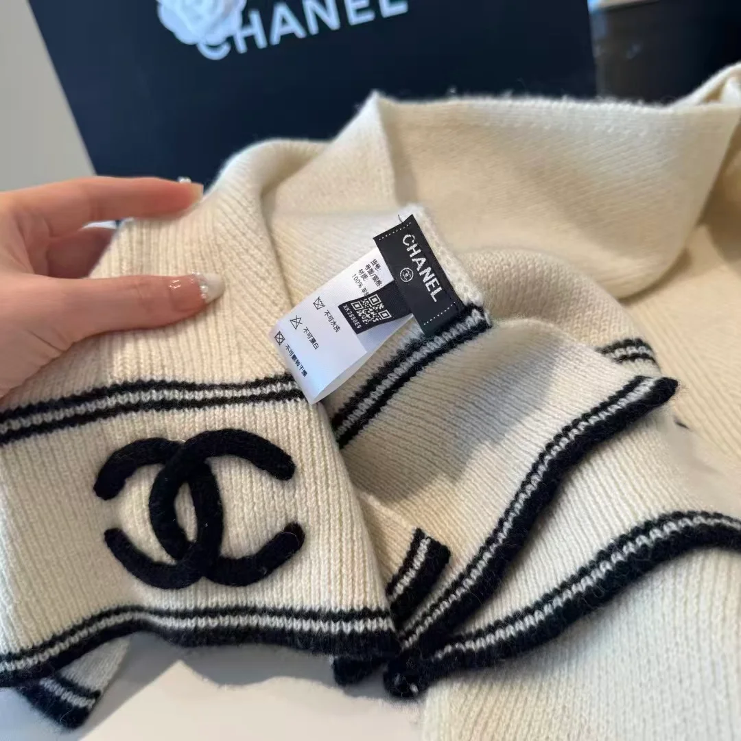 샤넬 cc 로고 캐시미어 머플러