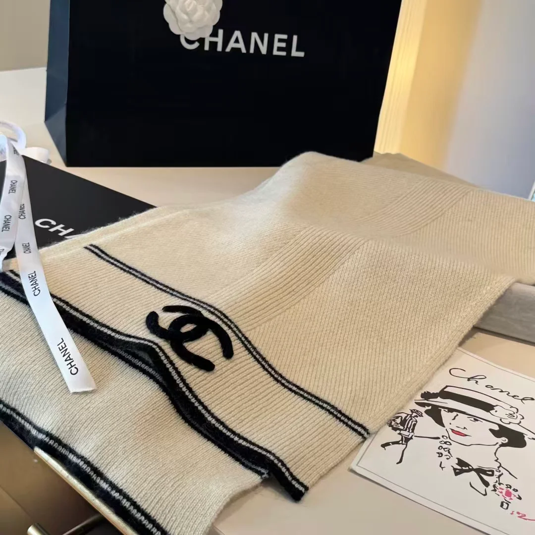 샤넬 cc 로고 캐시미어 머플러