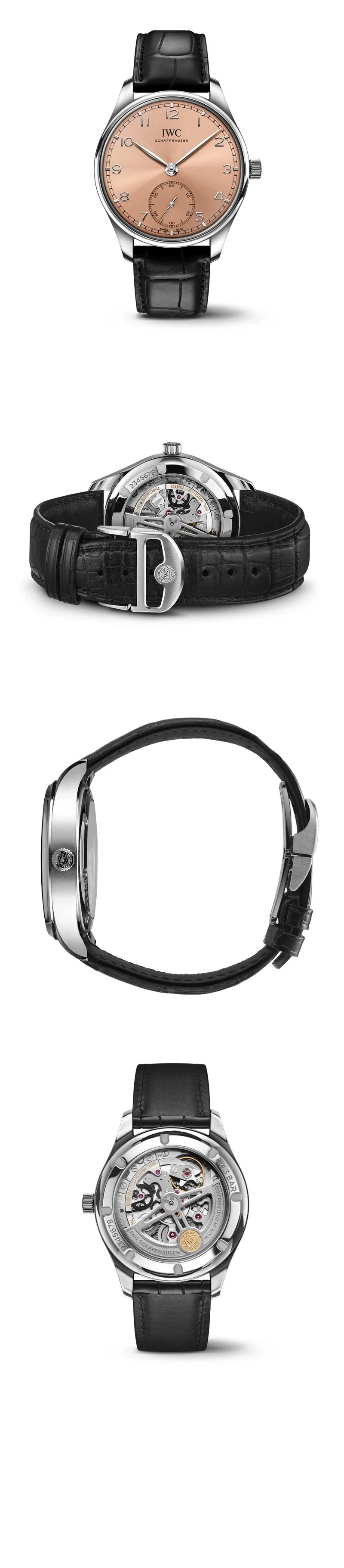 IWC 포르투기저 오토매틱 워치 로즈골드