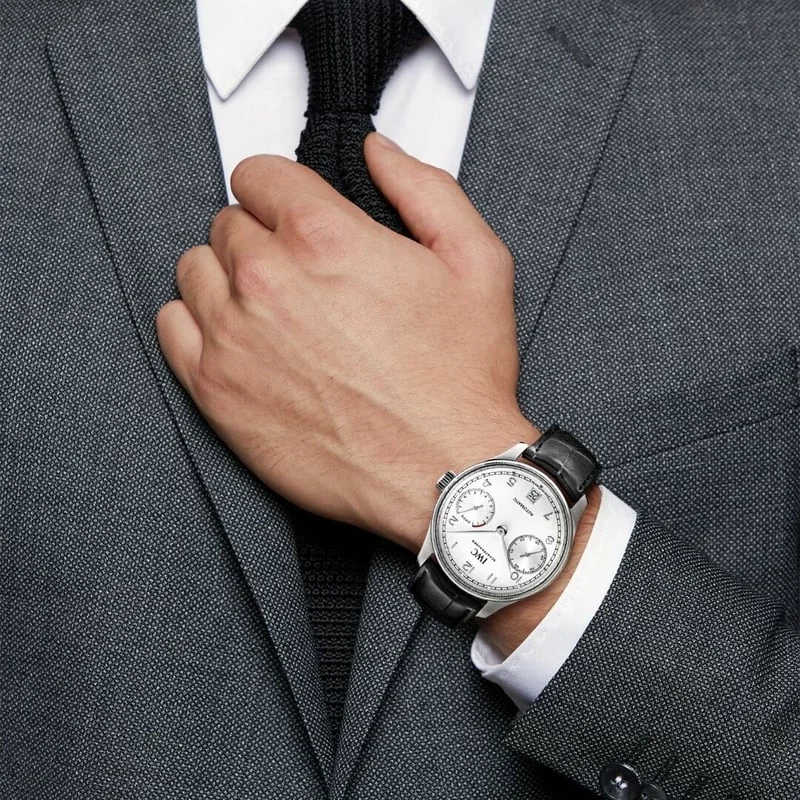 IWC 포르투기저 오토매틱 워치 흰판