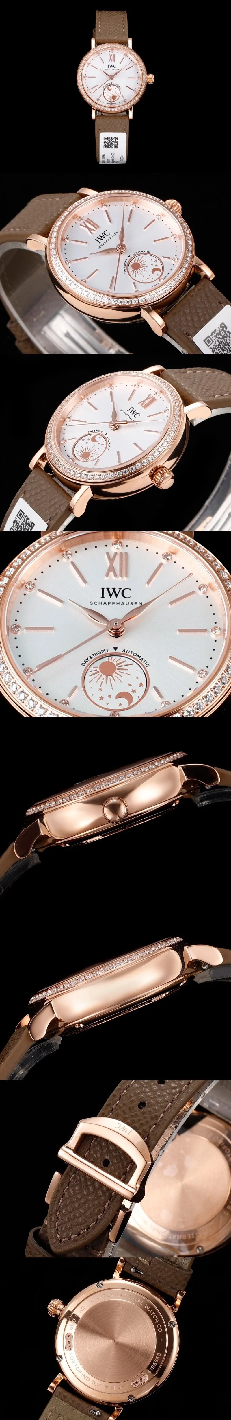 IWC 포르토피노 오토매틱 데이 & 나이트 34 흰판