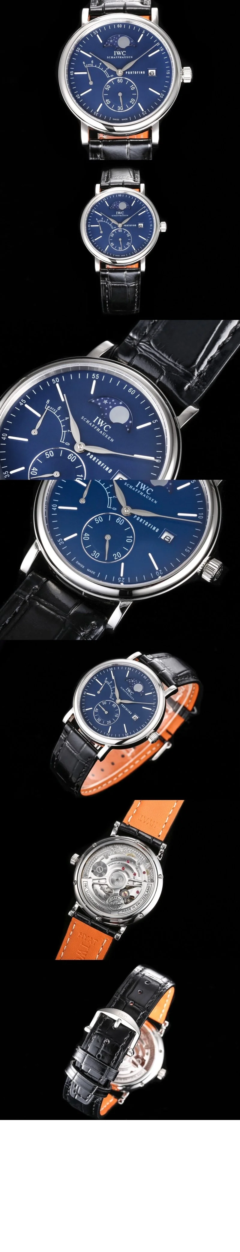 IWC 포르토피노 핸드 와인드 문 페이즈 150주년 에디션