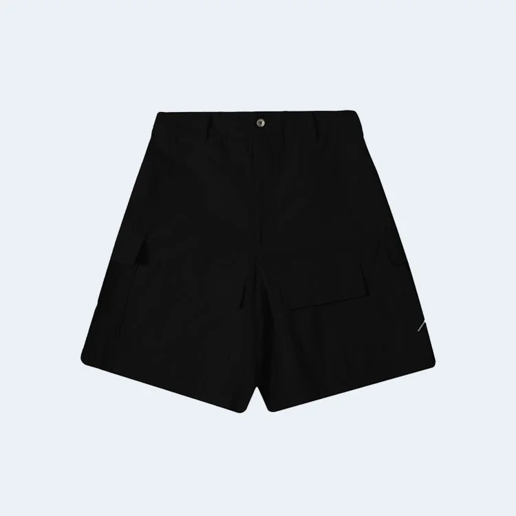 메종 마르지엘라 홀 워싱 포켓 쇼츠 블랙