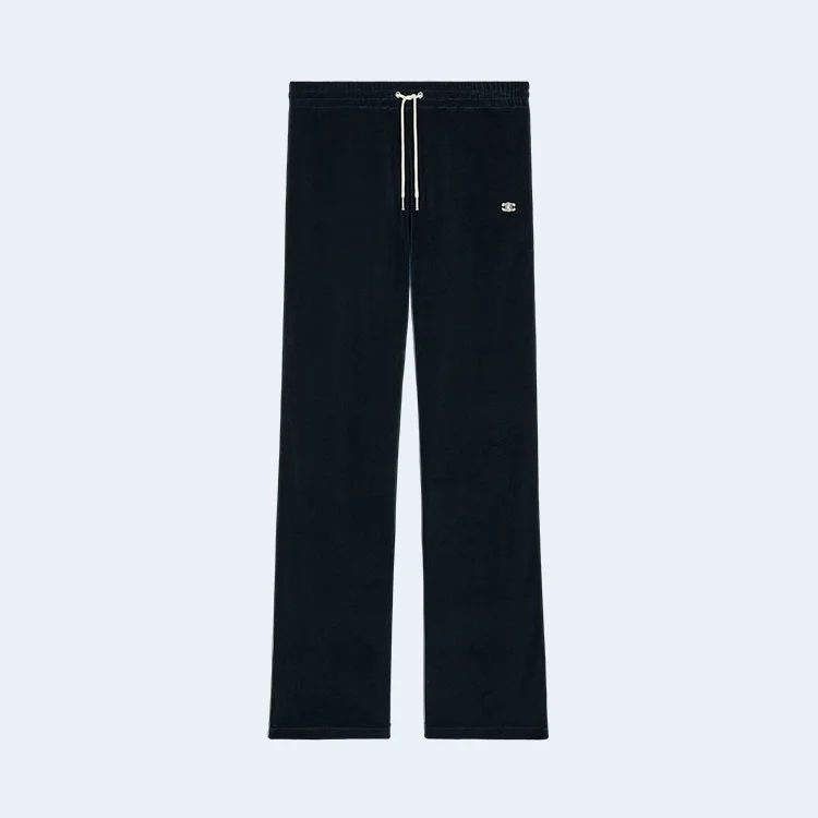 셀린느 벨벳 저지 트랙수트 팬츠 미드나잇