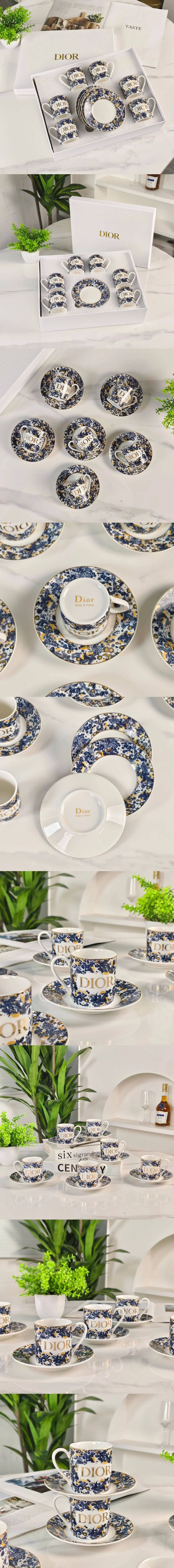 디올 커피잔 6종 세트