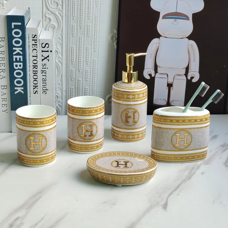 에르메스 욕실 용품 5종 세트