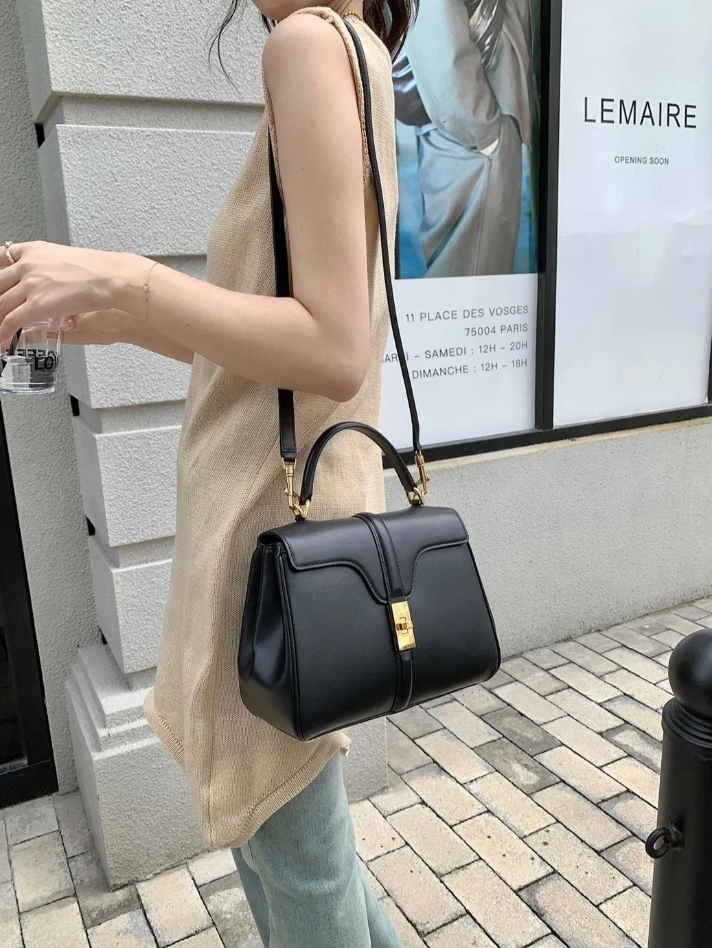 셀린느 16백 새틴 카프스킨