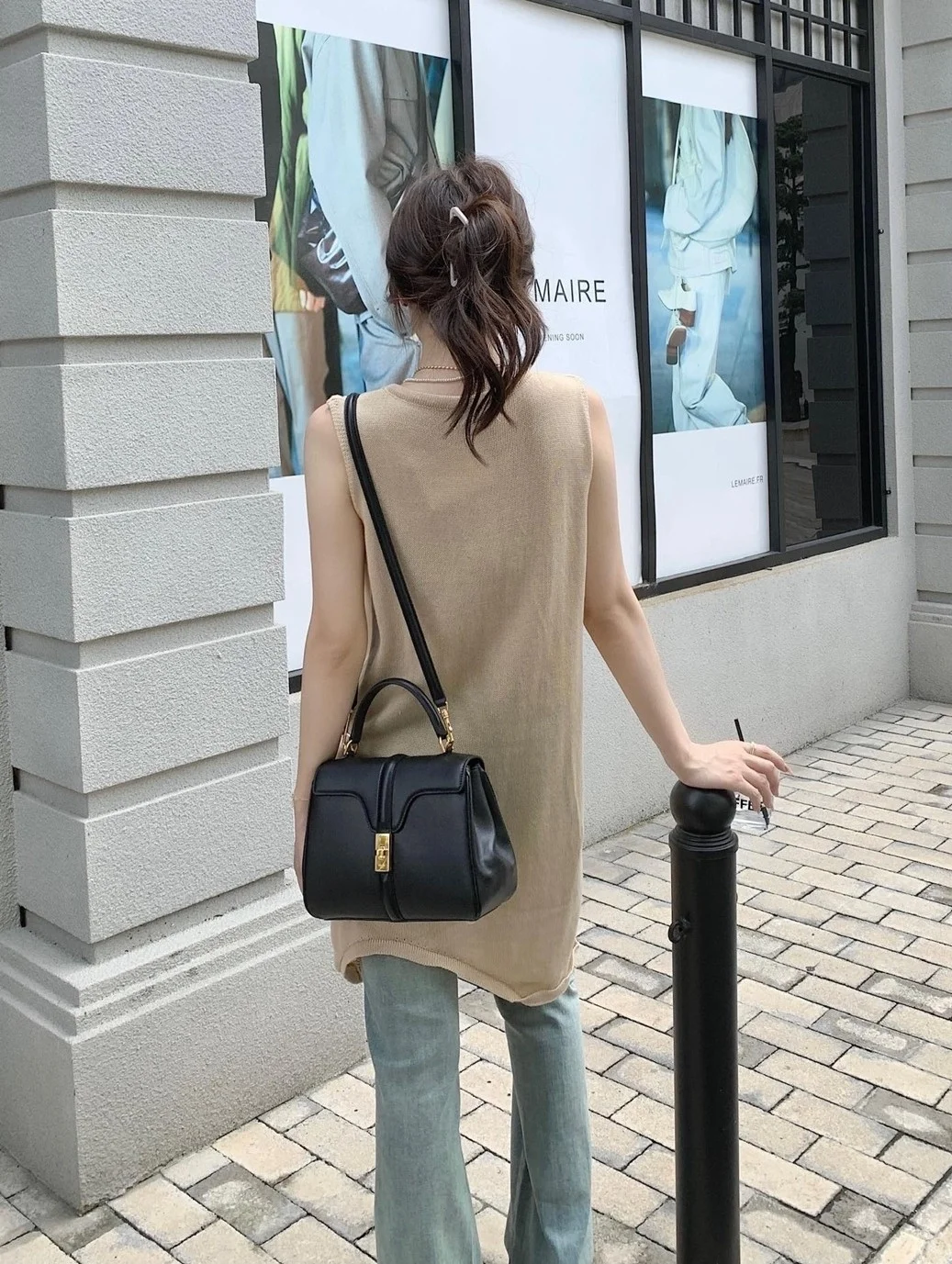 셀린느 16백 새틴 카프스킨