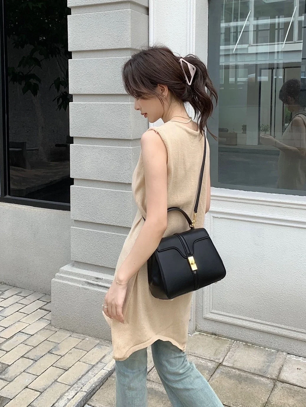 셀린느 16백 새틴 카프스킨